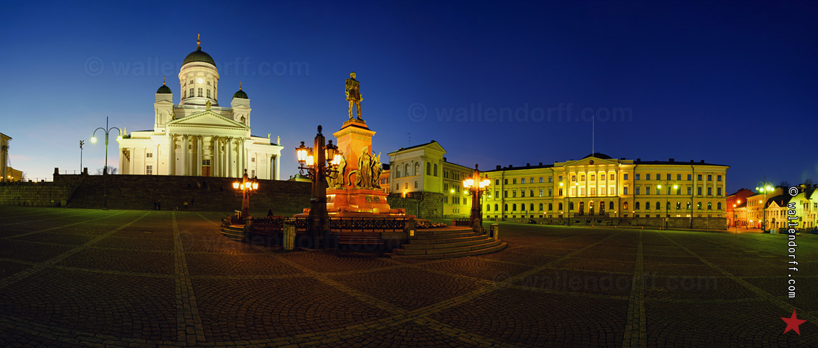 Place du Sénat, Helsinki, 10 mai 2018.